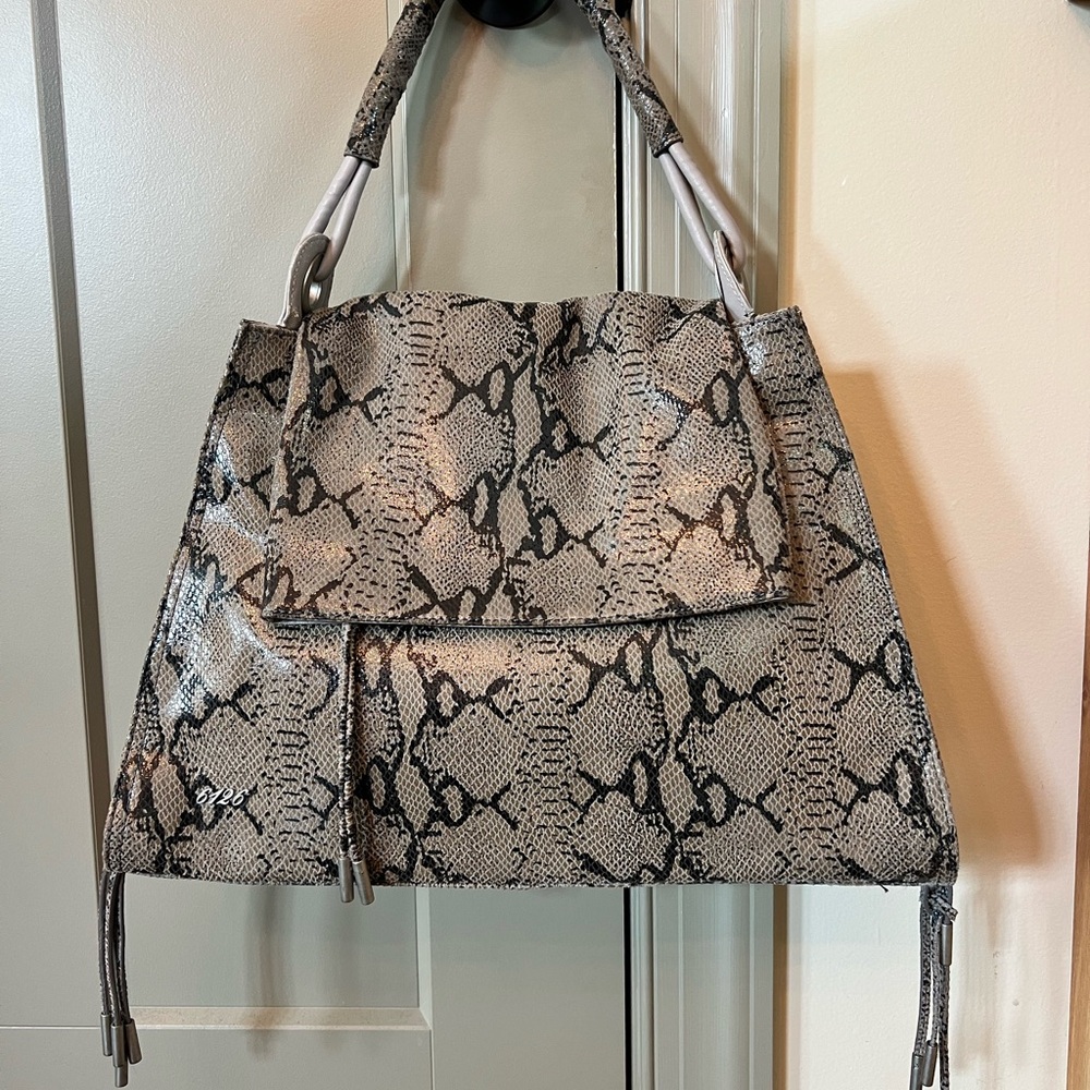 6126 by Lindsay Lohan Snakeskin Shoulder Bag